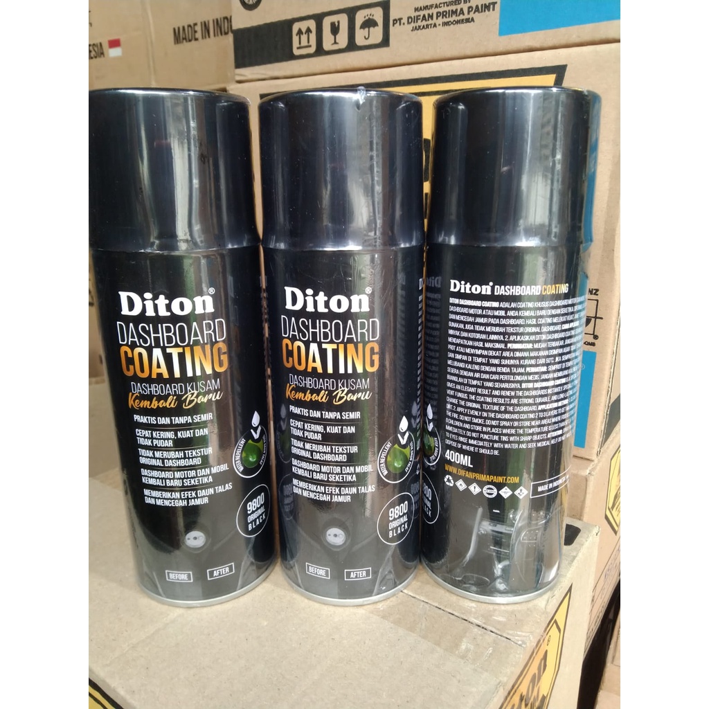 Diton Dasboard Coating 400ml pembersih dashboard diton pembersih dasbor dashbor motor 9800 mobil