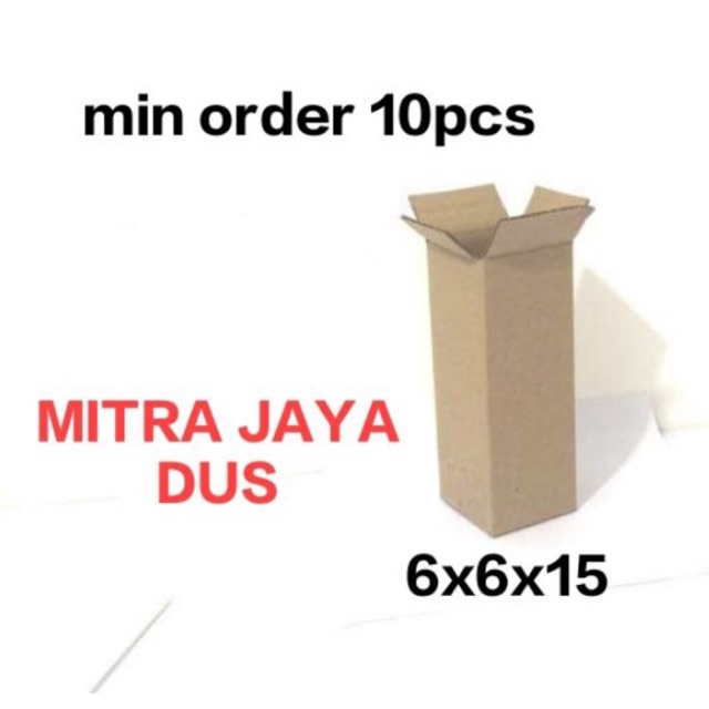 

kardus box bahan POLOS 6X6X15 MIN ORDER10PCS