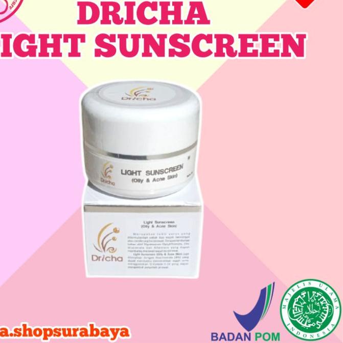 ✈ TERLARIS TERBESTSELLER LIGHTSUNACREEN DRICHA BYE DR IKA DRICHA SKINCARE READY STOCK SIAP KIRIM ❋