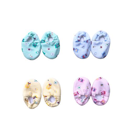 FYL Sepatu kain bayi ada bantalan busa empuk warna polos lucu fashion anak bayi cewek perempuan cowok laki newborn murah