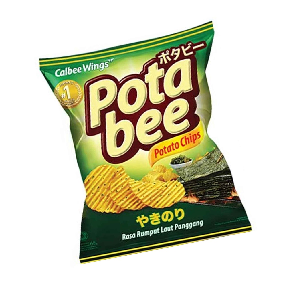 Potabee / Potato Chips / Grilled Seaweed / 68g