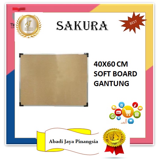 

SOFT BOARD GANTUNG 40X60