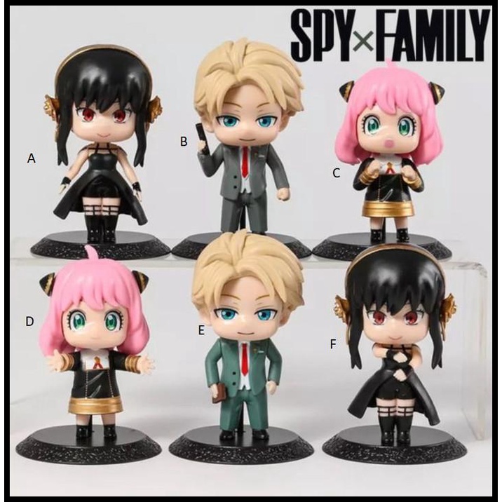 Spy X Family Anya Forger Loid Forger Yor Forger Action Figure Set