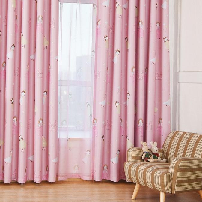► Gorden blackout+gorden jendela karakter+Gordyn+ murah+pink+princess ✵