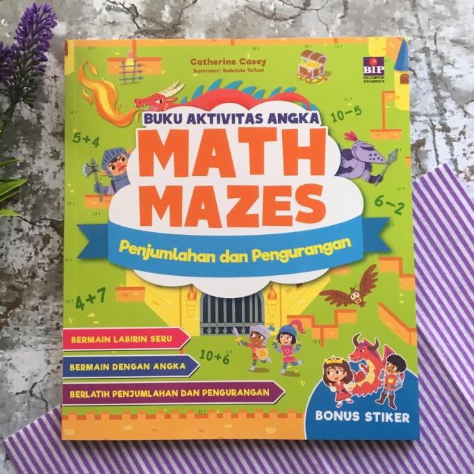 

Buku Aktivitas Angka Math Mazes Penjumlahan Dan Pengurangan