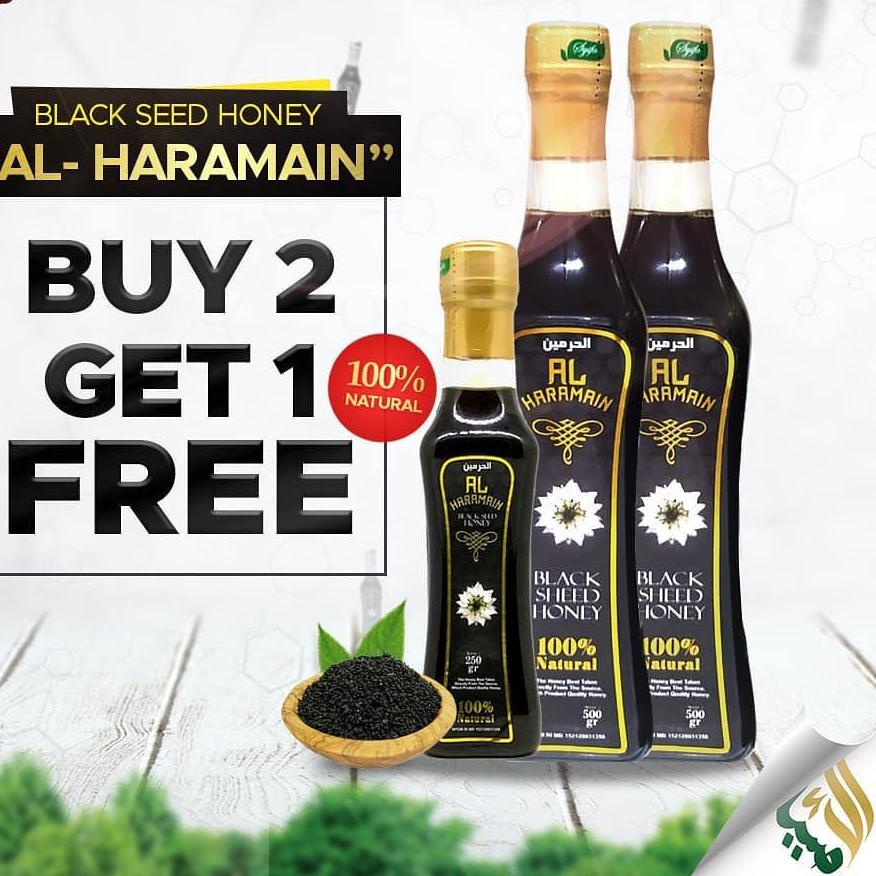 

♨ Fakheera Manis Dari Bunga Habbatusauda 500gr x 2 Get 1 Free 250 Gr Fakheera Honey ֍