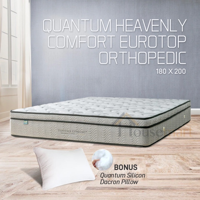 Kasur Springbed Quantum Heavenly Comfort Eurotop Orthopedic