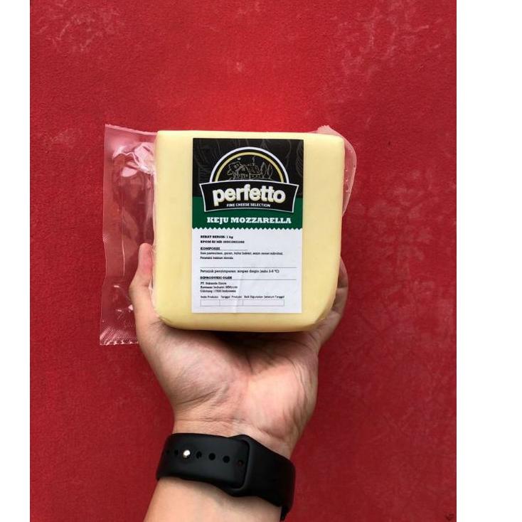 

♢ Keju Mozarella Perfetto Import Austalia Block 1KG ◘