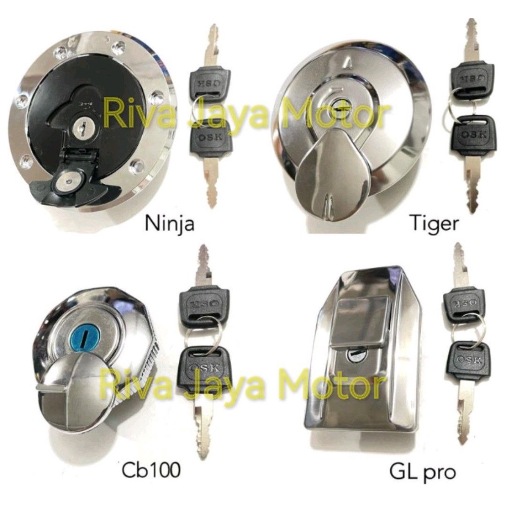 Tutup Tangki GL Pro GL Max Tiger Megapro Verza Cb150r CB 100 Win Ninja R RR SS 150 2 Tak