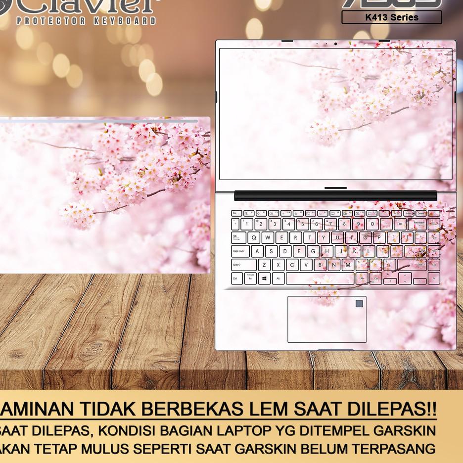 TerkiniCover Garskin Laptop Asus VivoBook 14 K413 K413E K413EA K413EQ Bening Transparan Gambar Fullb