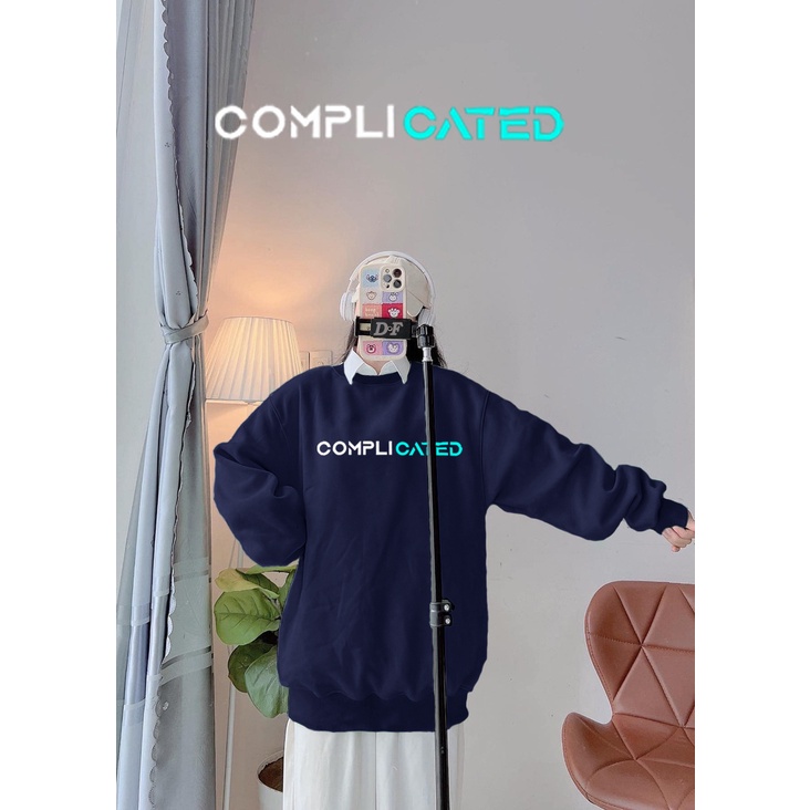 Sweater Complicated Korea Style Unisex Pria &amp; wanita | Dhea Fashion