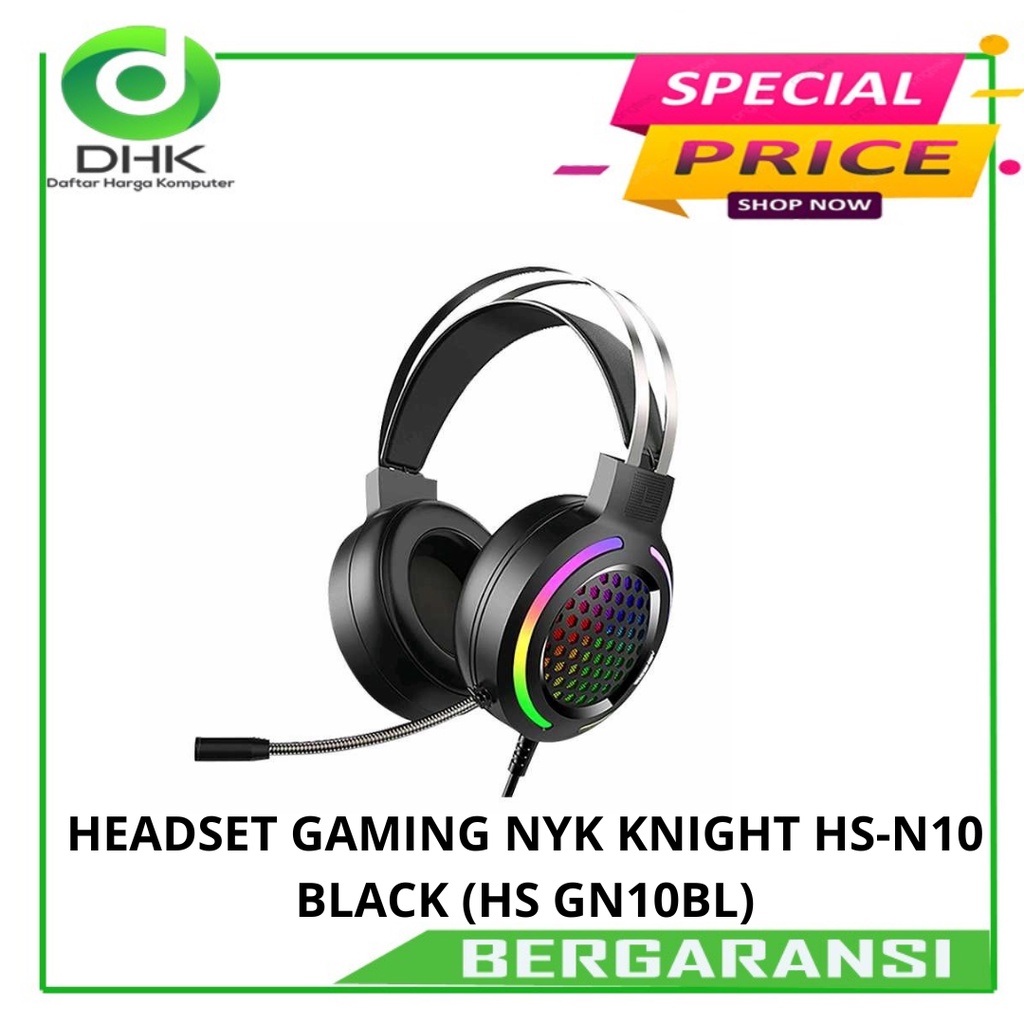 NYK NEMESIS GAMING HEADSET KNIGHT HS-N10 BLACK (HS-N10BK)