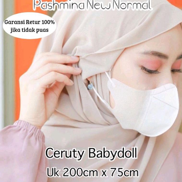 REKOMENDASI VINS Pashmina Inner New Normal / Pashmina Instan Masker