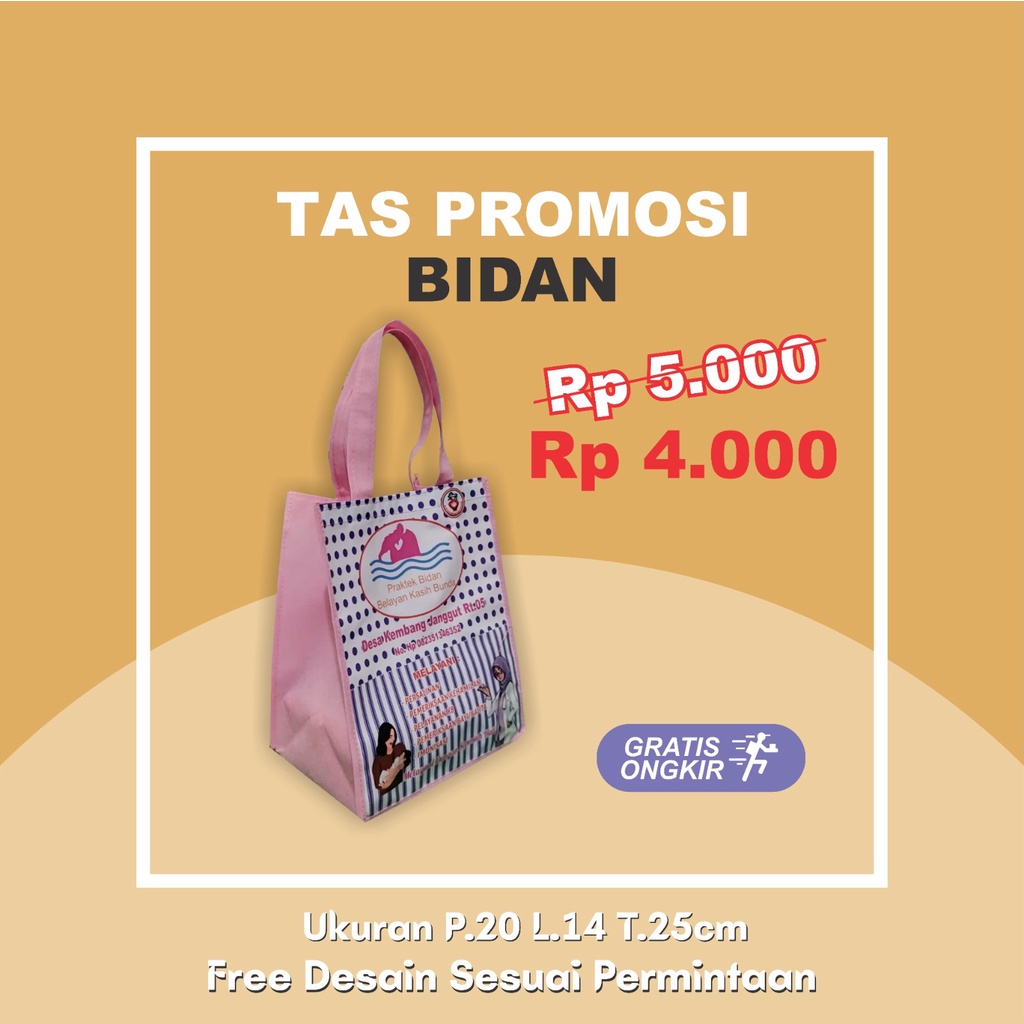 SOUVENIR BIDAN/TAS BIDAN MURAH/HANPERS PERSALINAN