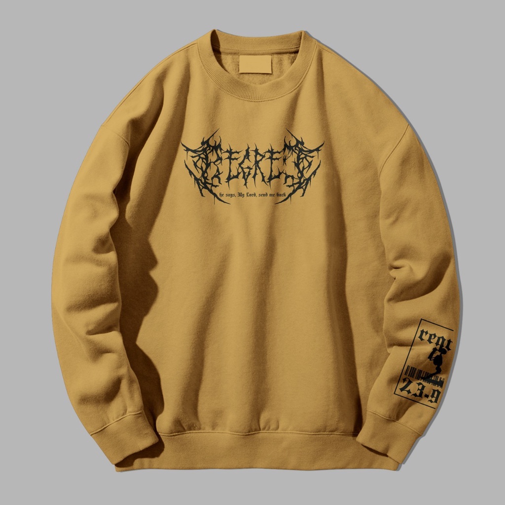 METAL Regret Sweater Crewneck || Sweater Basic Musik Metal || Pria &amp; Wanita Sz M - L - XL