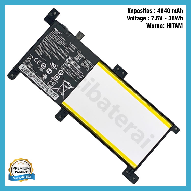 Original Baterai Asus K556UF K556UJ K556UQ K556UR K556UV C21N1509