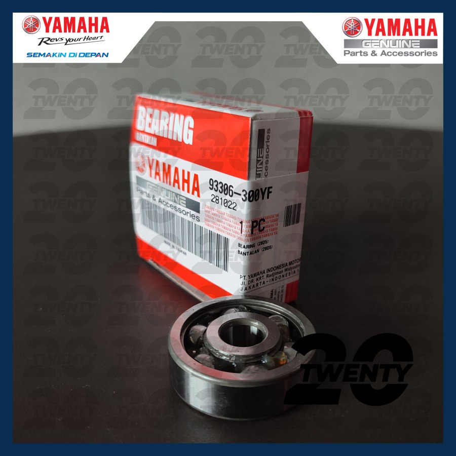 93306-300YF BEARING LAHER RODA DEPAN ORIGINAL YAMAHA GENUIE PARTS