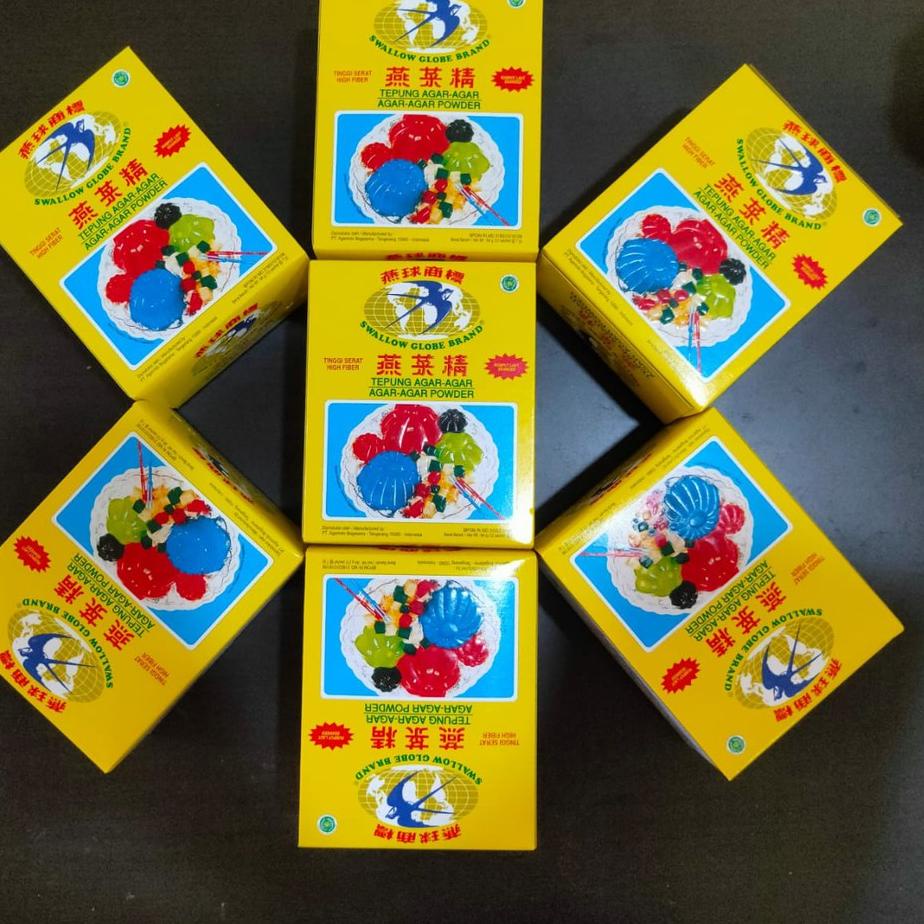 

Grosiran AGAR AGAR SWALLOW GLOBE PLAIN WRN PUTIH BENING 1BOX