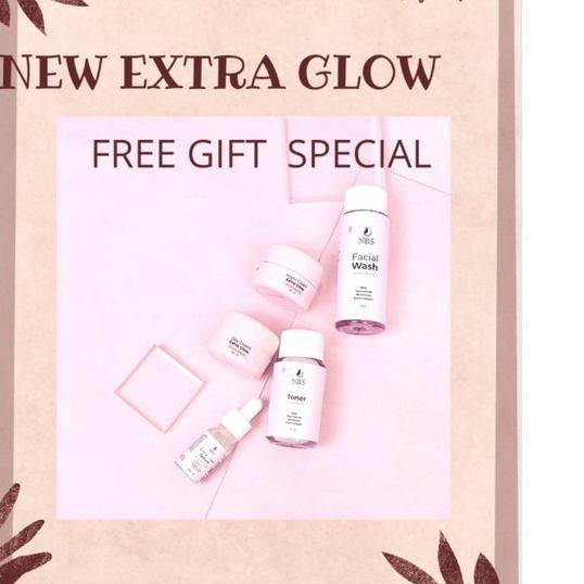 

➸ NBS NEW EXTRA GLOW FREE EMAS ATAU LAIN BISA PILIH LENGKAP DENGAN SERUM EXTRA GLOW ♬