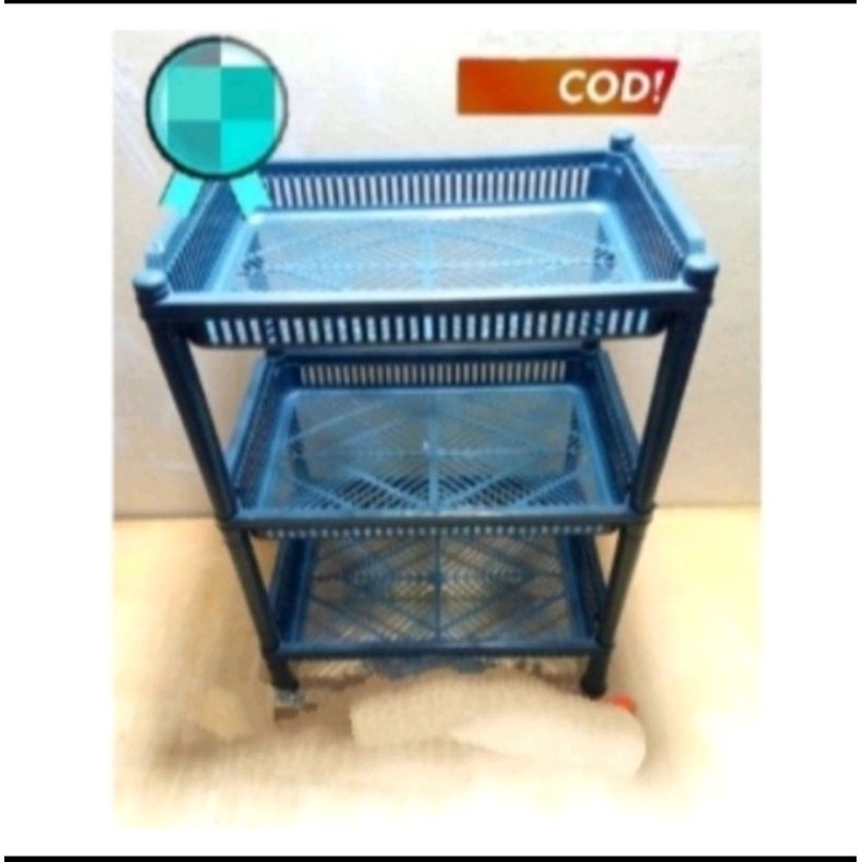 RAK PLASTIK VINCO JUMBO / RAK SUSUN BESAR / RAK SUSUN 3 SERBAGUNA