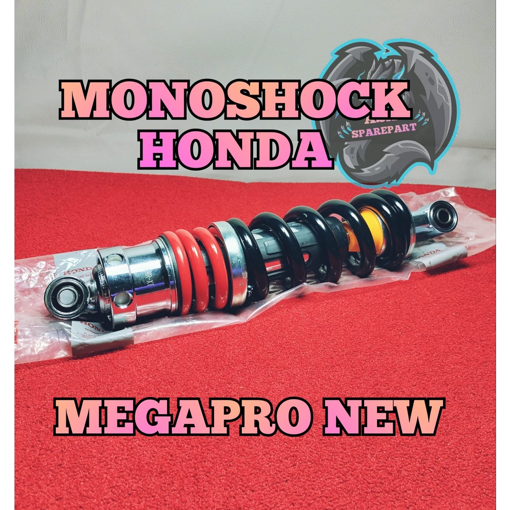 MonoShock Belakang Kye Asli Original Motor Honda New Mega pro Karbu , New Megapro FI , Mp Mono shock