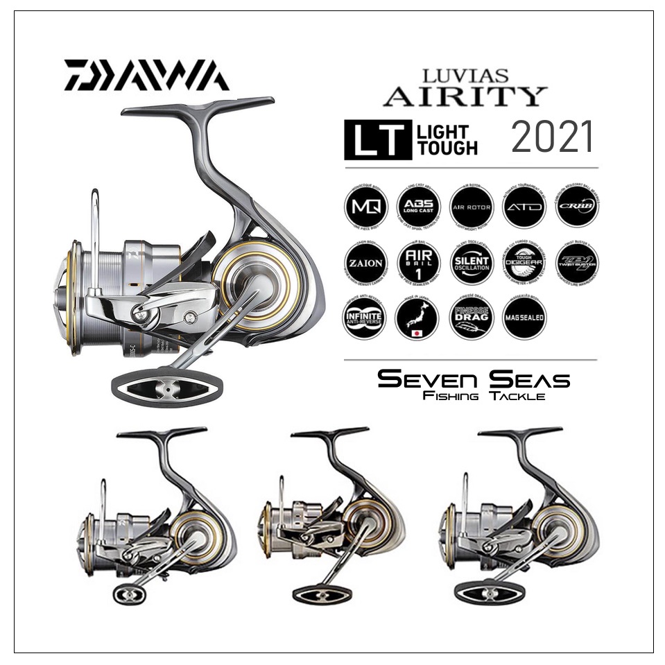 Daiwa Luvias Airity LT Model 2021Japan Spinning Reel Pancing