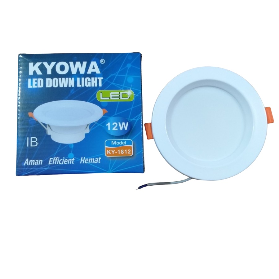 Lampu LED Down Light KYOWA 12 Watt White Putih