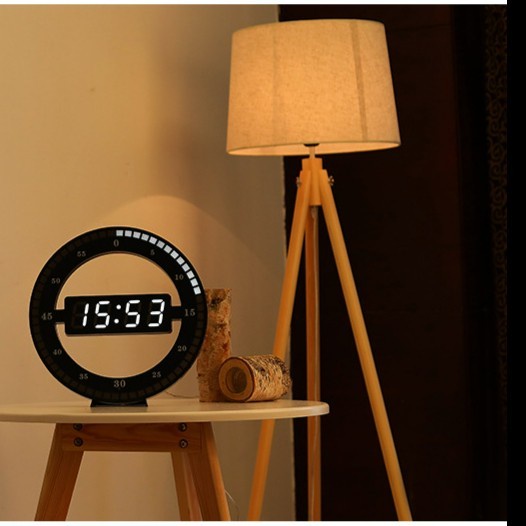 OLIF Jam Dinding Modern Digital LED Electronic Clock Jam Meja Dinding