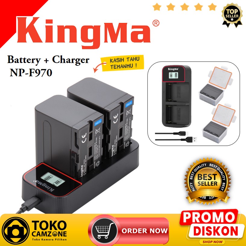Kingma Battery + Charger NP-F970