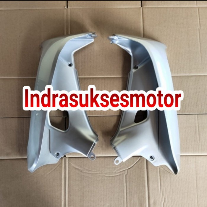sayap body depan motor supra fit supra x lama warna silver