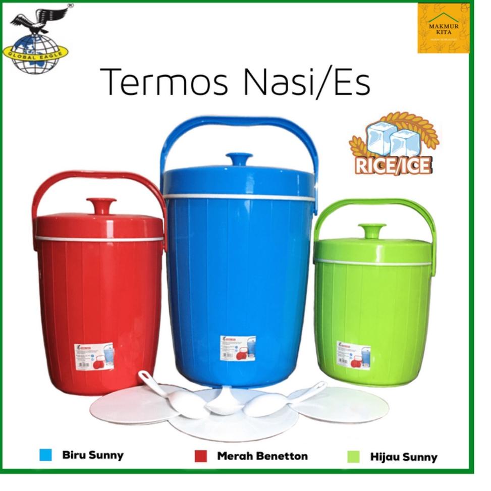 TREN TERBARU (DISKON) Termos Nasi Es 14 17 21 26 30 Global Eagle / Termos Nasi Besar / Termos Es Bes