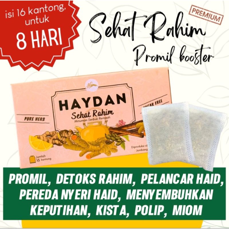 haydan detoks rahim/untuk keputihan/sehat rahim