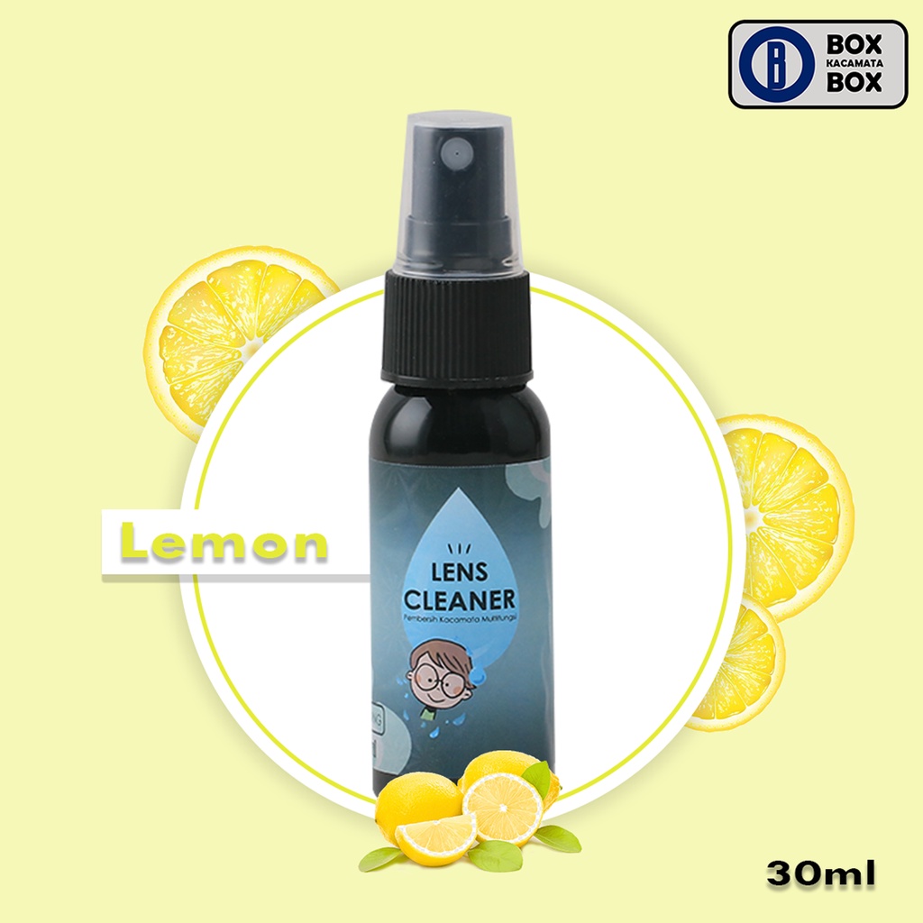 Cairan Pembersih Kacamata / Pembersih Lensa Aroma / Lens Cleaner Serbaguna Berbagai Varian Aroma 30ml New