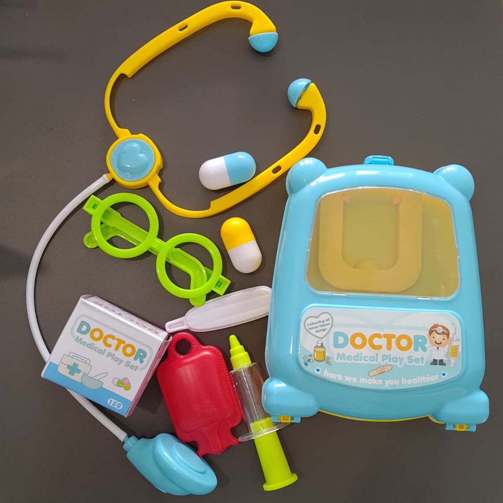 SNI Mainan Anak Doctor Koper Mainan Anak Anak Perempuan Dokter Dokteran Set Lengkap PlaySet Mainan Edukasi import (bukan lokal)