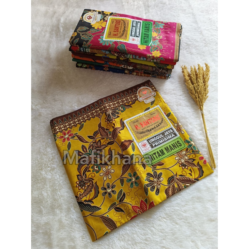 Kain Batik Cap Santoso kain jarik panjang