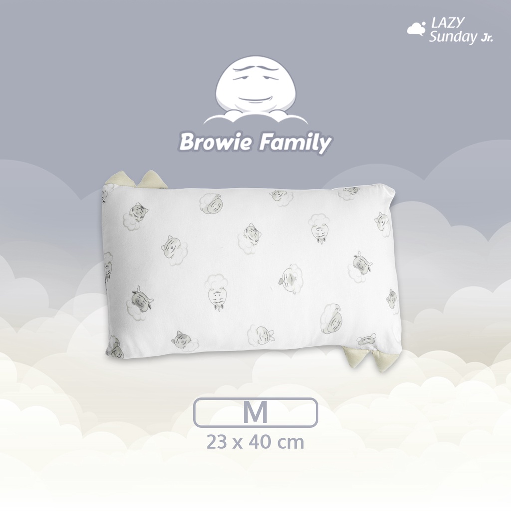 Bantal Guling Bayi / Baby Hug Pillow - Browie Family - LAZY Sunday Jr.