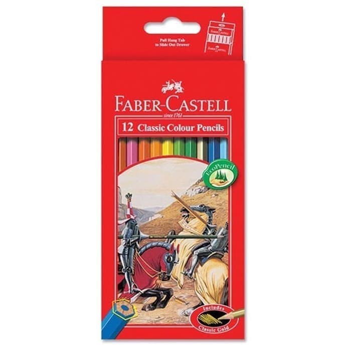 

Pensil warna 12 warna classic Faber Castell