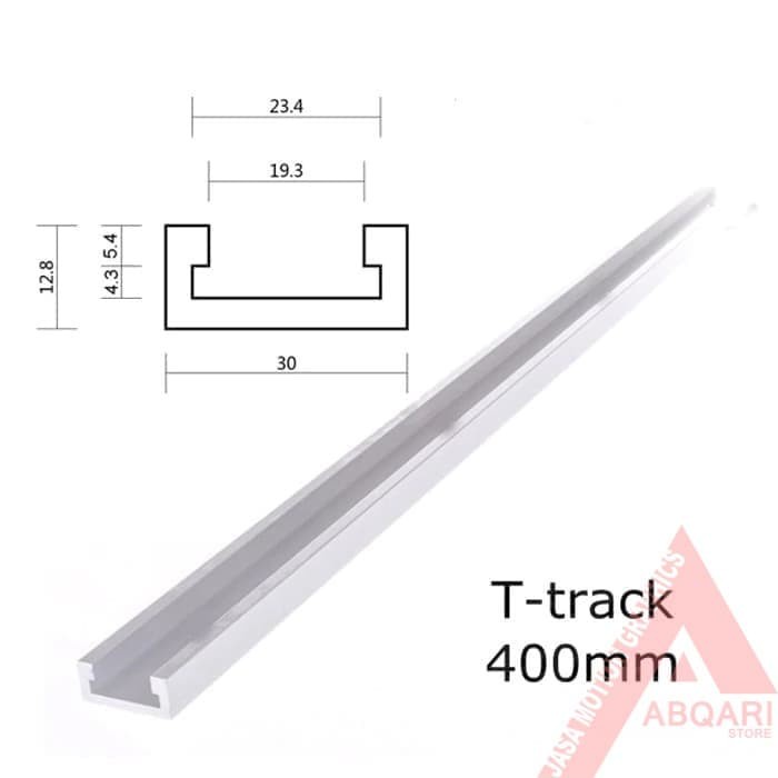 Terlaris T Track / Miter Slot / Table Saw Runner / Table Saw Fence Rail