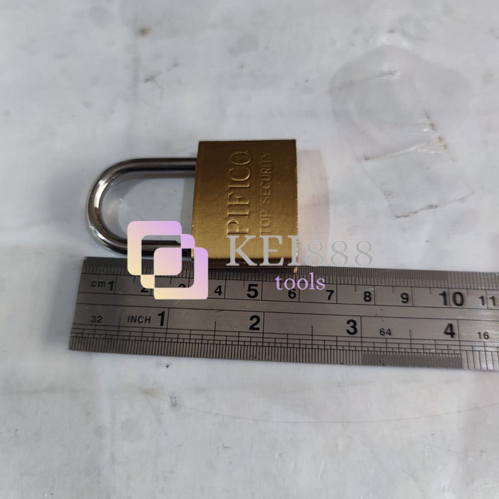 gembok kecil | gembok koper ndior kuning 38mm