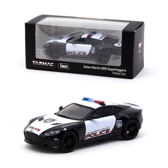 TARMAC WORKS ASTON MARTIN DBS SUPERLEGGERA POLICE CAR 1/64 TERLARIS