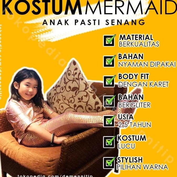 BAJU DUYUNG BAJU PUTRI DUYUNG KOSTUM PUTRI DUYUNG KOSTUM MERMAID ASLI
