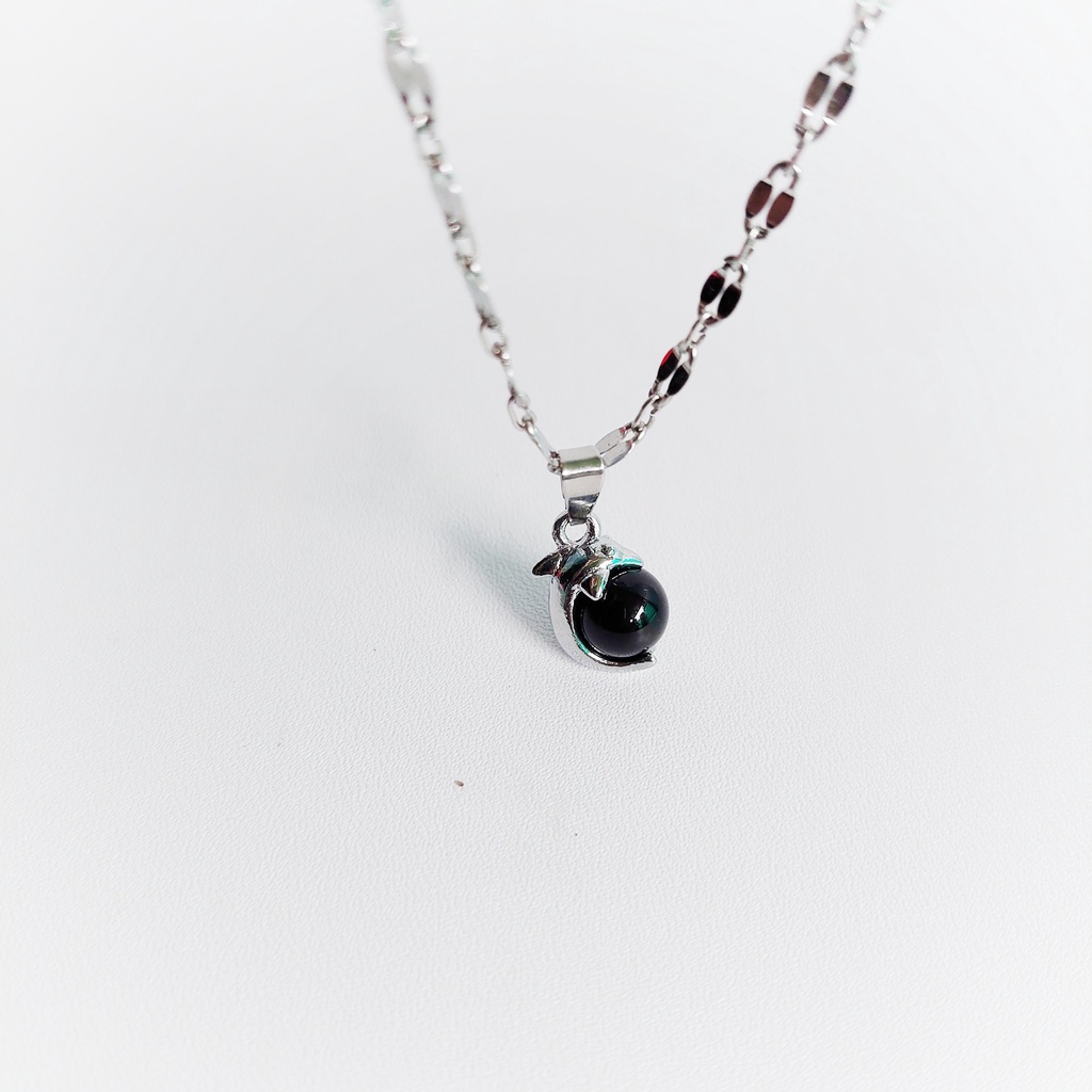 KALUNG BAJA PECAH KOPI DAN LIONTIN RHODIUM TERLARIS 2023