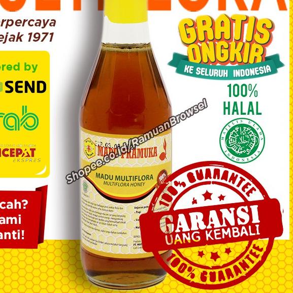 

Ramadhan Offer✅⭐-Madu Multiflora Pramuka 350ml Alami