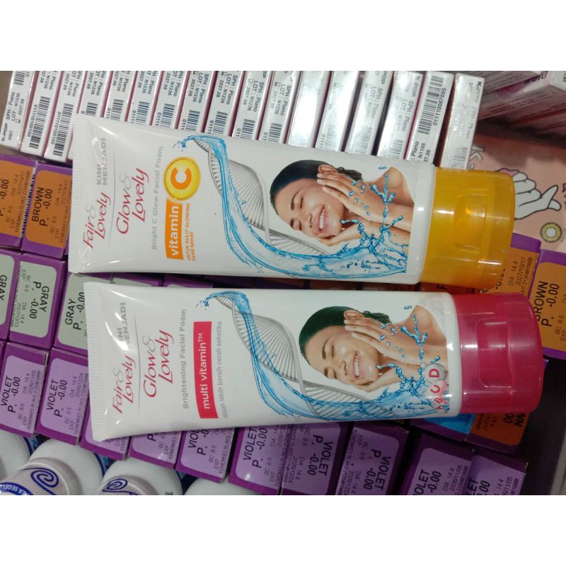 FAIR &amp; LOVELY FACIAL FOAM VITAMIN C GLOW &amp; MULTIVITAMIN 100 gr