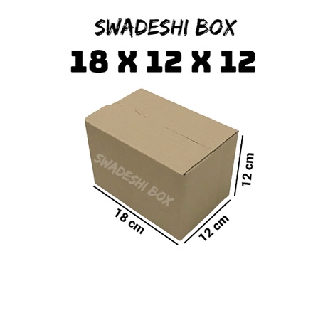

kardus/karton/box uk. 18x12x12 cm untuk packing singlewall polos