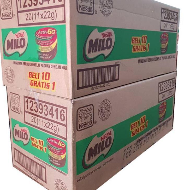 

Terbaru Milo Sachet (11x22gr) 20renceng DUS / KARTONAN