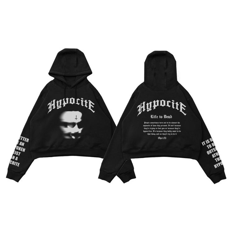 HOODIE CROP WHYZ.LTD HOODIE CROP OVERSIZE SWEATER OVERSIZE JAKET OVERSIZE CROP PRIA WANITA BEST SELL