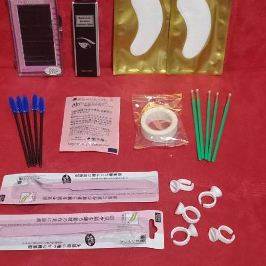 ☟ Ready jogja Paket Stars Eyelash extension Extensions bulu mata ekstensi tanam set alat perlengkapa