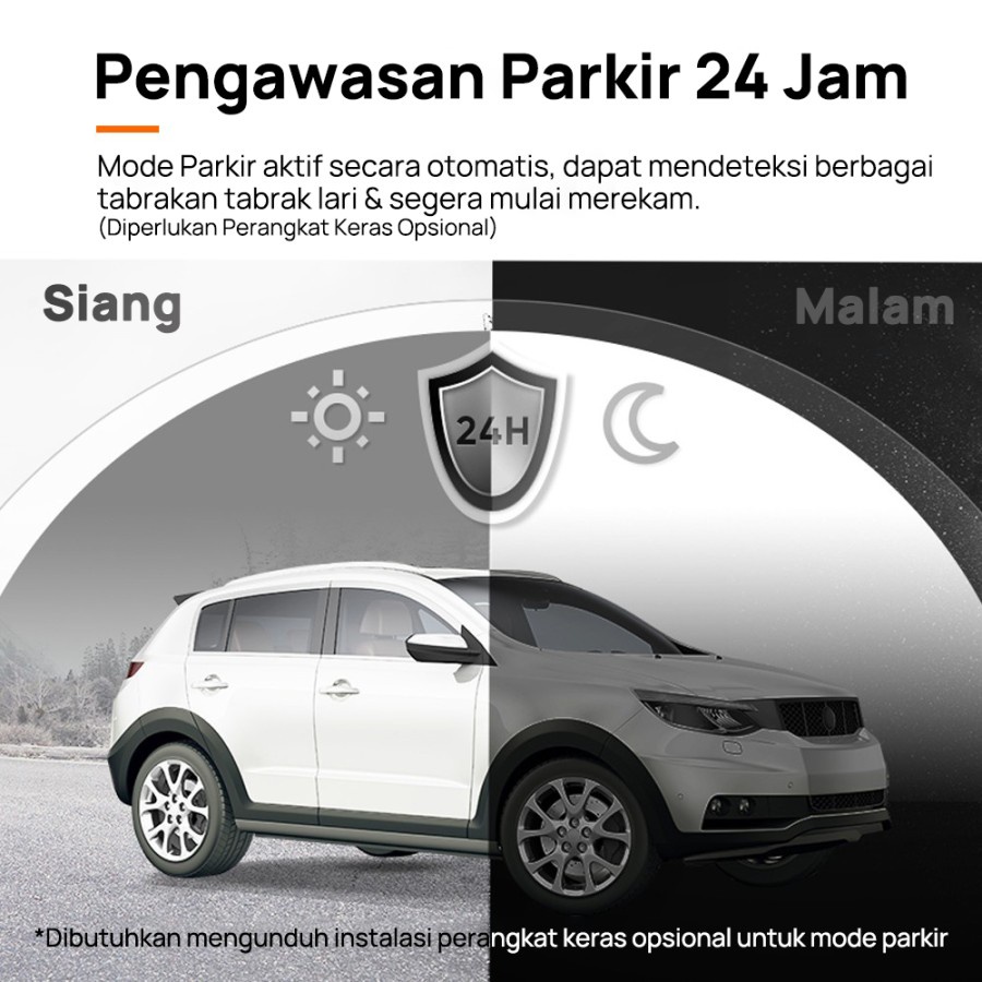 70mai Dash Cam Pro Plus A500s 1944P GPS ADAS Set - Front + Rear - Garansi Resmi 1 Tahun