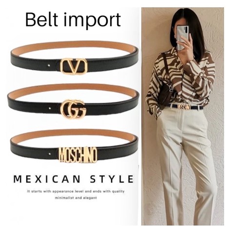 BELTSHOP NEW IKAT PINGGANG WANITA/TALI PINGGANG WANITA IMPORT/WOMEN 00719/01430-01431